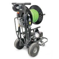 Back view of M20 portable jetter