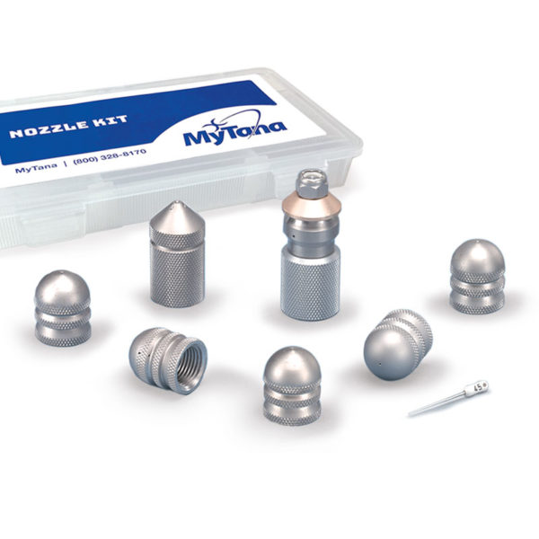 1/2" nozzle kit, 3/8" nozzle kit or 1/4" nozzle kit