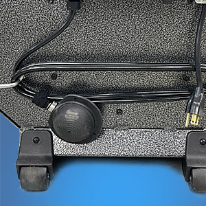 The M224 flexible shaft cleaner foot pedal..