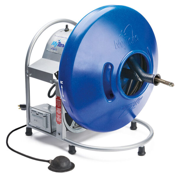 M661 Cable Machine for Septics and Mains with 1/2 inch cable installed
