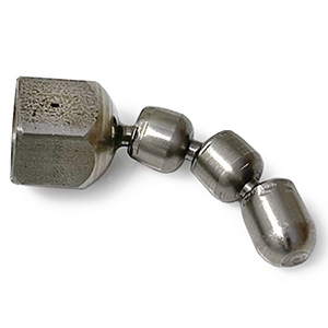 Stainless steel drophead nozzle