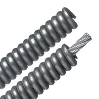 hollow and wire core cable