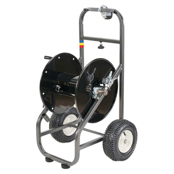 heavy duty cart with large hose reel